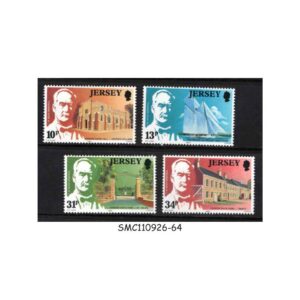 Stamps from JERSEY - 1985 THOMAS DAVIS COMMEMORATION - 4V - MINT NH