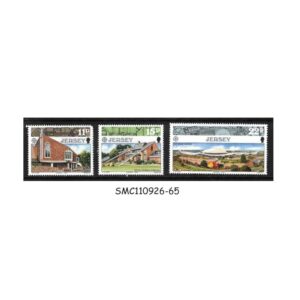 Stamps from JERSEY - 1987 EUROPA : ARCHITECTURE - 3V - MINT NH