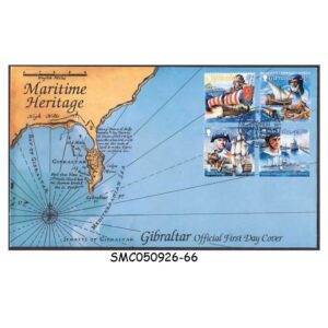 Stamps from GIBRALTAR - 1999 MARITIME HERITAGE - FDC