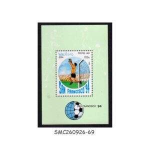 Stamps from LAOS - 1992 FIFA WORLD CUP OF FOOTBALL , USA - MIN. SHEET - MINT NH