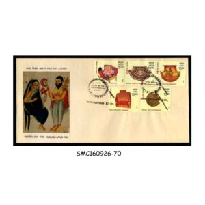 Stamps from INDIA - 2017 INDIAN HAND FANS - FDC