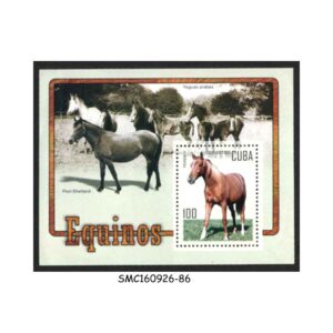 Stamps from CUBA - 2005 HORSE / ANIMALS - MIN. SHEET MINT NH