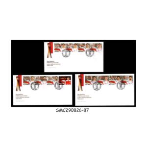 Stamps from POLAND - 2014 GOLD MEDALIST of VOLLEYBALL CHAMPIONSHIP - SET OF 3 FDC