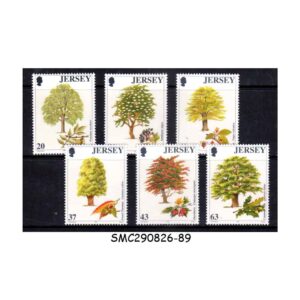 Stamps from JERSEY - 1997 TREES - 6V - MINT NH