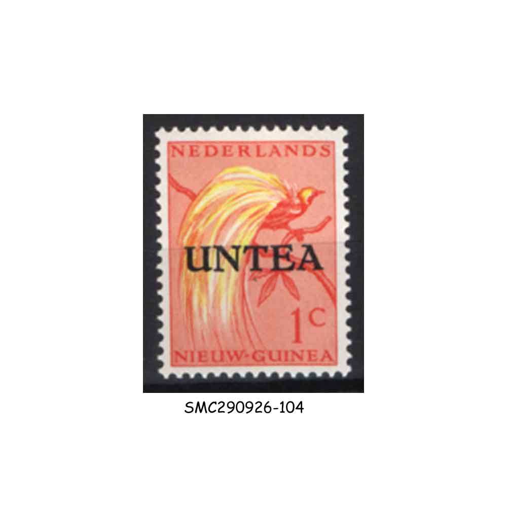 Stamps from NETHERLANDS NEW GUINEA - 1962 UNTEA Overprint - SCOTT#1 MINT HINGED
