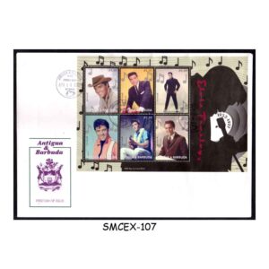 Stamps from ANTIGUA & BARBUDA - 2009 ELVIS PRESLEY / POP SINGER MUSIC - MS - FDC