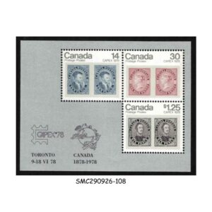 Stamps from CANADA - 1978 CAPEX '78 - MIN. SHEET MINT NH