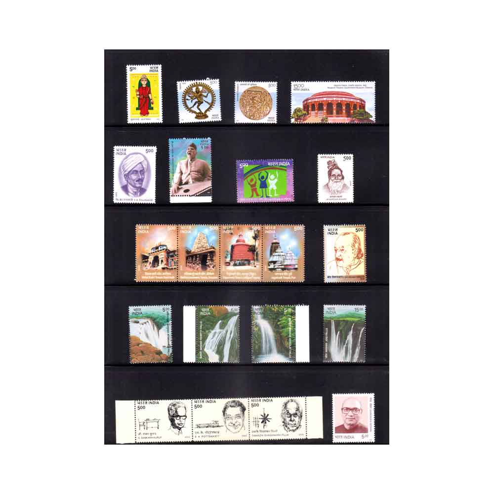 Stamps from INDIA - 2003 INDIA YEAR UNIT - 71V COMPLETE - MINT NH - Image 3