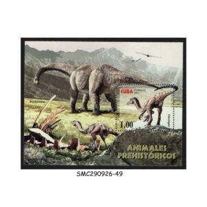 Stamps from CUBA - 2005 ANIMALS FROM PAST / DINOSAURS - MIN. SHEET MINT NH
