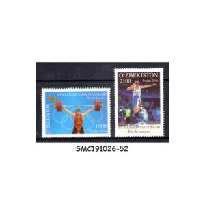 Stamps from UZBEKISTAN - 2016 SUMMER OLYMPIC GAMES - 2V - MINT NH