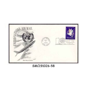 Stamps from UNITED NATIONS UNO - 1964 AIR MAIL - FDC
