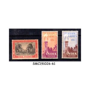 Stamps from INDIA - 1951 INDIA YEAR UNIT - 3V COMPLETE - MINT NH