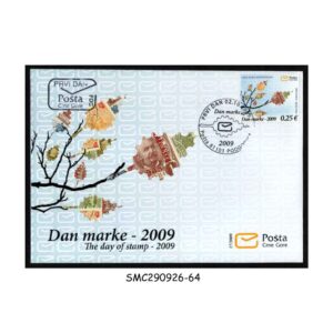 Stamps from MONTENEGRO - 2009 STAMP DAY - FDC