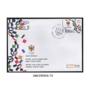 Stamps from MONTENEGRO - 2000 32nd OLYMPIC GAMES TOKYO - FDC