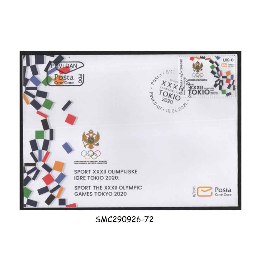 Stamps from MONTENEGRO - 2000 32nd OLYMPIC GAMES TOKYO - FDC