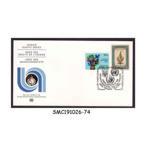 Stamps from UNITED NATIONS UNO - 1993 HUMAN RIGHTS - FDC