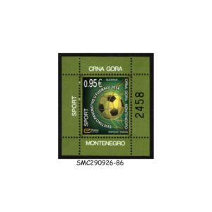 Stamps from MONTENEGRO - 2014 FIFA WORLD CUP OF FOOTBALL  BRAZIL - MIN. SHEET MINT NH