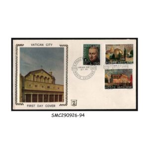 Stamps from VATICAN CITY - 1975 BICENTENARY OF THE DEATH OF ST. PAUL OF THE CROSS - FDC